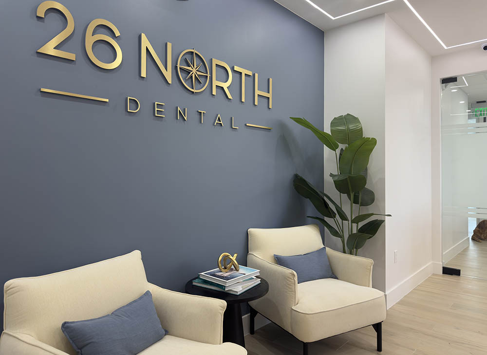 Office tour photo showing a treatment room at 26 North Dental